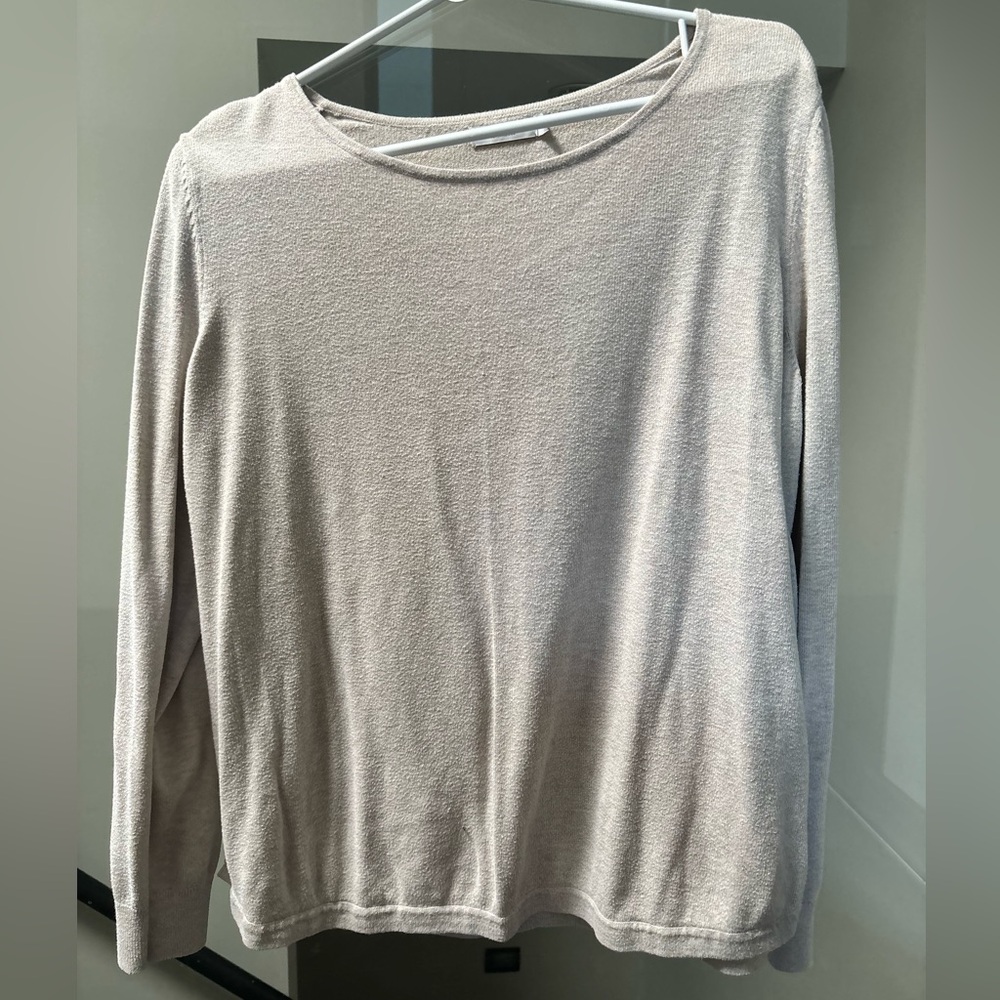 Essentials Light Beige Knit Sweater
